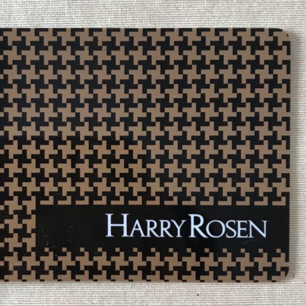 Harry Rosen Gift Card ($745 value)